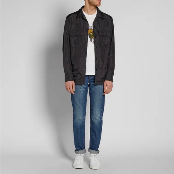 Rag & Bone Heath Shirt Jacket in black. Size: medium - Picture 1 of 5